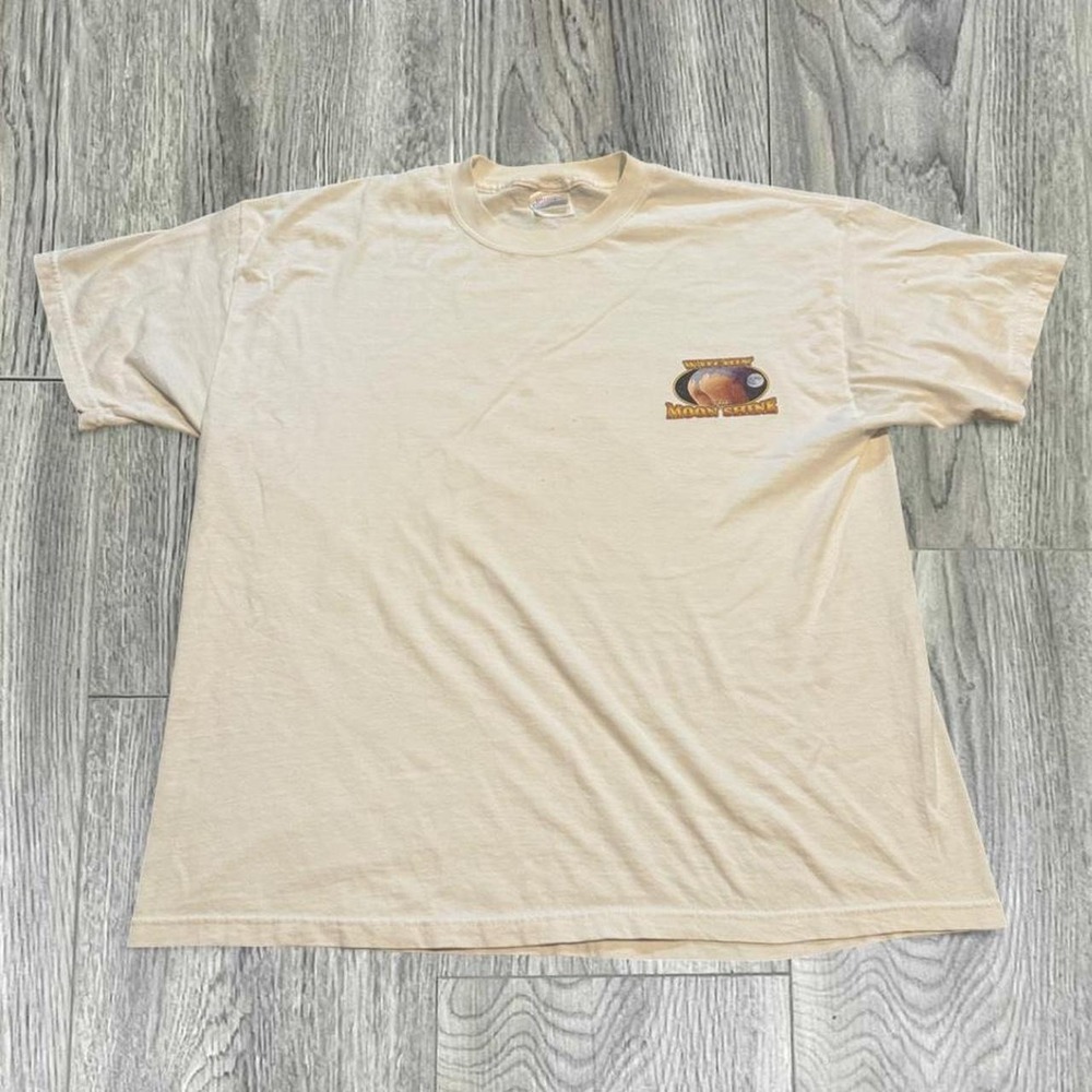 VTG 2004 Ride Bareback Let The Moon Shine Biker Tee XL Chopper Motorcycle Tee